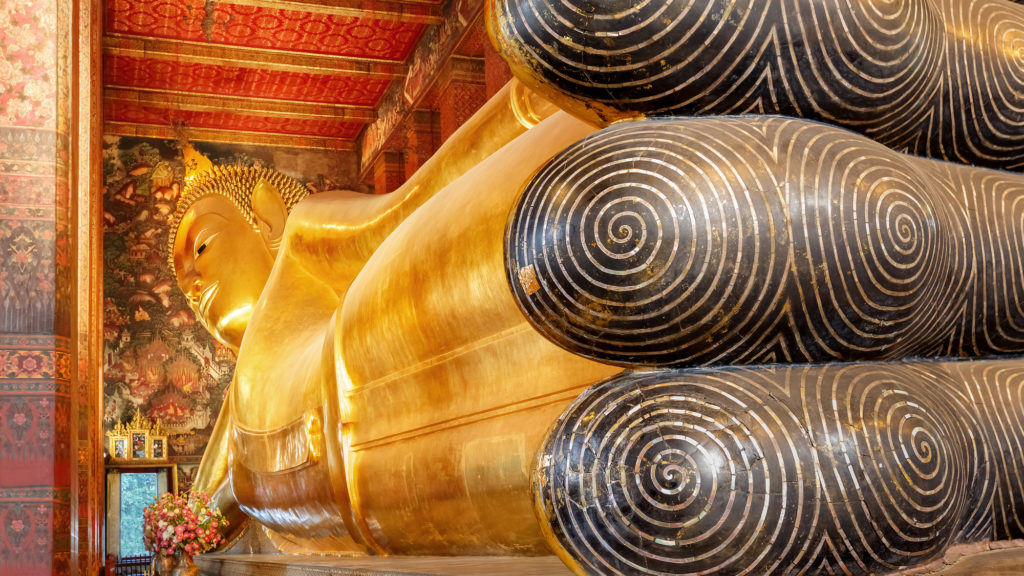 bangkok, thailand december 19 2014: wat pho is one of the larg